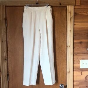 Joan Leslie cream trouser pants